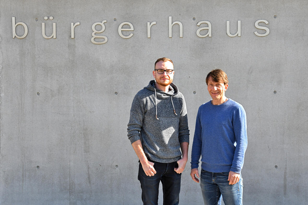 Unsere Stadtteilmanager Jürgen Stickel (r.) und Marek Hajduczek (l.)